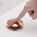 Válvula Click Aço Inox Para Cuba Rose Gold