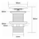 Válvula Click Aço Inox Para Cuba Rose Gold