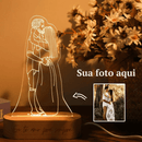 Luminária Personalizada com Foto 3D LED