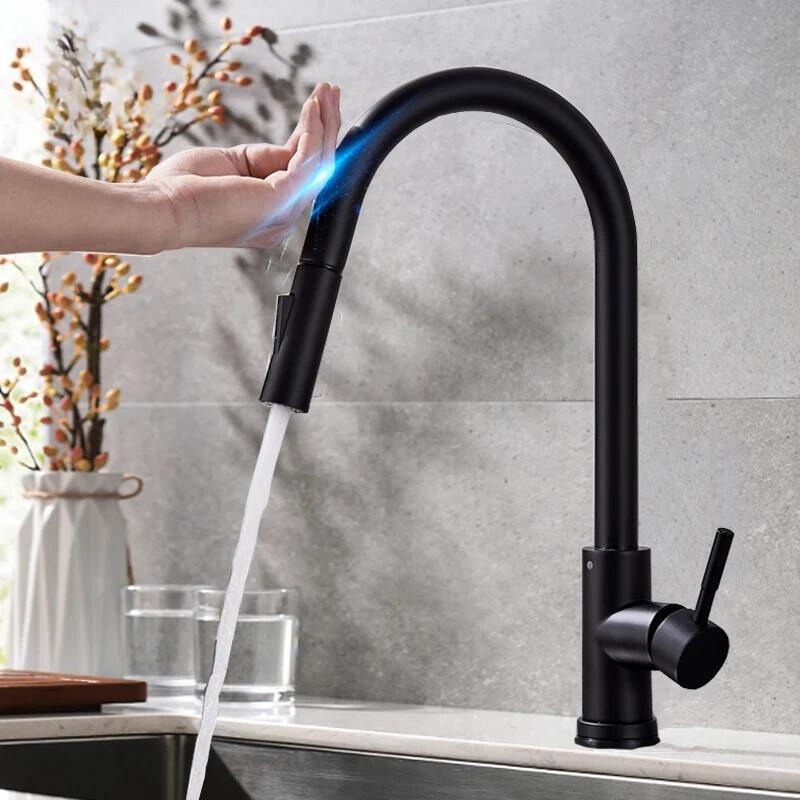 Torneira Gourmet para Cozinha AquaTouch / Sensor e Ducha Extensível