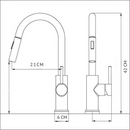 Torneira Gourmet para Cozinha AquaTouch / Sensor e Ducha Extensível