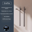 Toalheiro Térmico Inteligente Vertical Atena | Inox com Wi-Fi, Timer e Display Digital