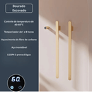 Toalheiro Térmico Inteligente Vertical Atena | Inox com Wi-Fi, Timer e Display Digital