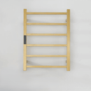 Toalheiro Térmico Smart Elegance Aço Inoxidável Display Digital WiFi Fiação Oculta/Exposta Dourado