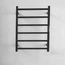 Toalheiro Térmico Smart Elegance Aço Inoxidável Display Digital WiFi Fiação Oculta/Exposta Preto