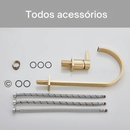 Torneira Monocomando Para Banheiro Elegance Noir - Cuba Alta e Cuba Baixa