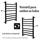 Toalheiro Térmico Elétrico 110V/220V Preto/Branco