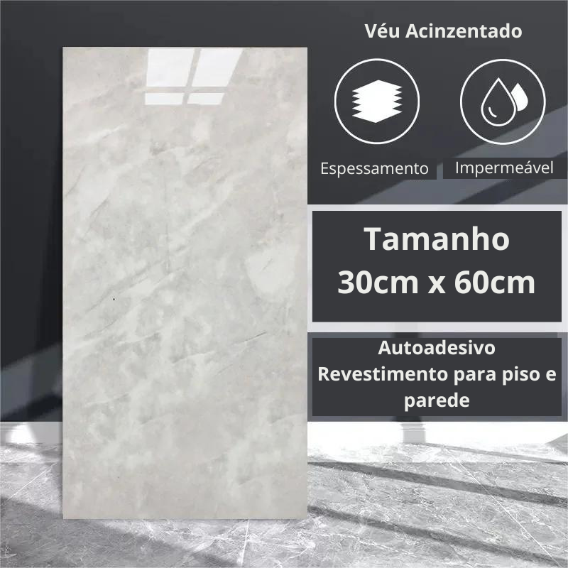 Placas Adesiva Estilo Mármore e Azulejos para Parede e Piso Revestimento Autoadesivo