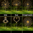Luzes de Led Firework - Decoração de Festas e Jardins