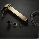 Torneira Para Banheiro / Lavabo Monocomando Ouro Antigo Quente e Fria