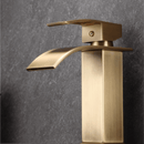 Torneira Para Banheiro / Lavabo Monocomando Ouro Antigo Quente e Fria