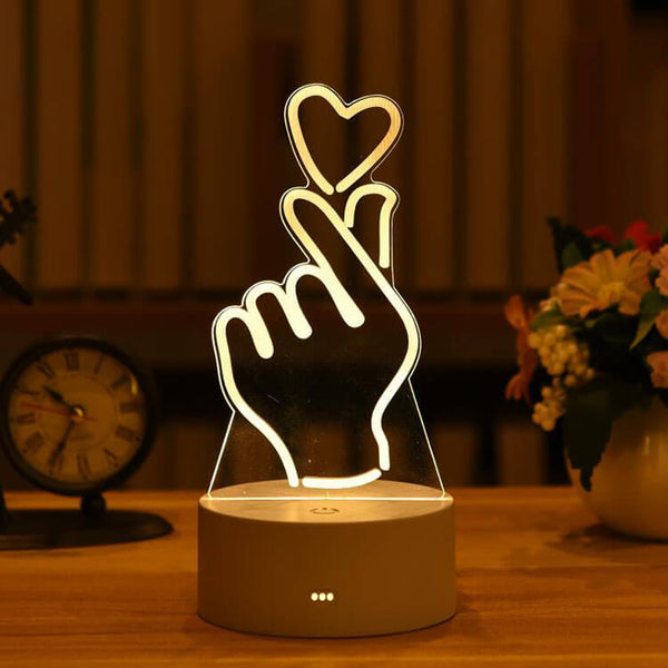 Luminária Abajur LED 3D