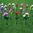 Luminária de Led Solar À Prova D'Água  Rosas