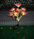 Luminária de Led Solar À Prova D'Água Orquídeas
