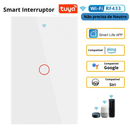 Interruptor Smart Wi-Touch e Comando de Voz Tuya - Compatível com Alexa e Google Home