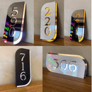 Placa Personalizada Número Para Endereços Comerciais e Residenciais