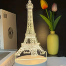 Luminária Abajur LED 3D