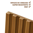 Painel Ripado MDF Alta Qualidade 0,60x14x6mm - Kit 02 Unidades