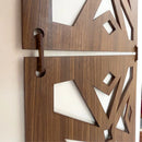 Placas Vazadas Decorativas Cobogó Imbuia MDF Kit 20 Unidades