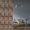 Placas Vazadas Decorativas Cobogó Imbuia MDF Kit 20 Unidades