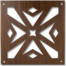 Placas Vazadas Decorativas Cobogó Imbuia MDF Kit 20 Unidades