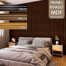 Painel Ripado MDF 110x15 Kit Com 05 e 10 Unidades