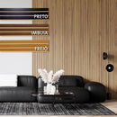 Painel Ripado MDF 110x15 Kit Com 05 e 10 Unidades