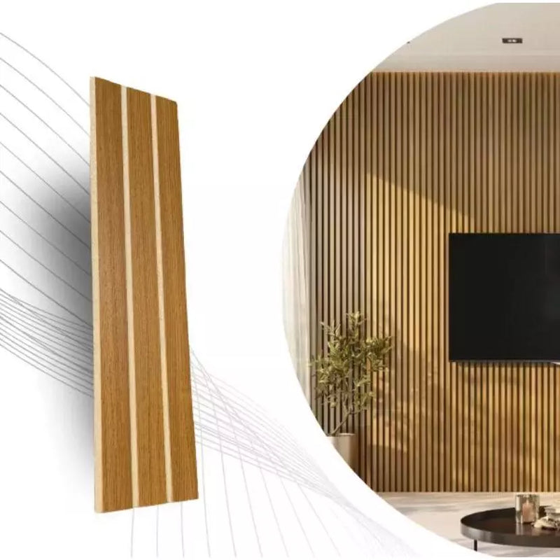 Painel Ripado MDF 45x11 Kit Com 20 / 25 / 30 / 40 / 50 / 100 Unidades