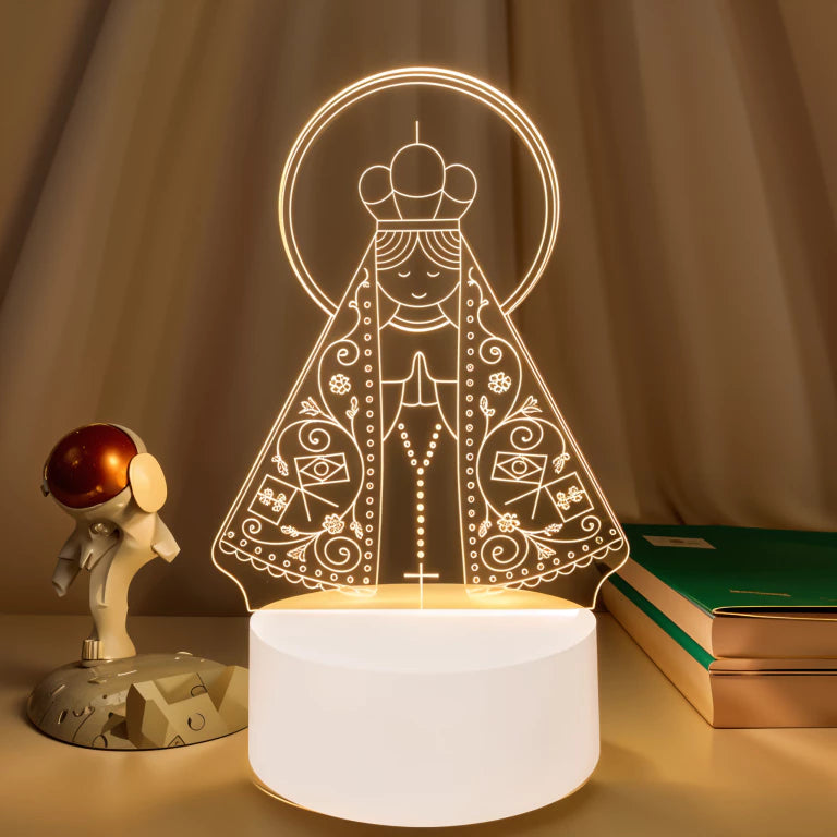 Luminária Abajur LED 3D
