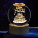 Luminária Decorativa de Mesa LED Globo 3D