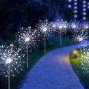 Luzes de Led Firework - Decoração de Festas e Jardins