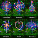 Luzes de Led Firework - Decoração de Festas e Jardins