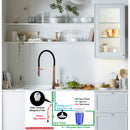 Torneira Gourmet Rose Gold Aquabella Premium