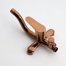 Chuveiro Rose Gold Shower Completo Modelo Coluna Misturador Monocomando