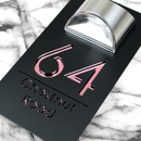 Placa Personalizada Glow Endereço Resdidencial Comercial 3D  c/ Luminaria Solar