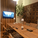 Placas Vazadas Decorativas Cobogó Imbuia MDF Kit 20 Unidades