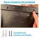 Placa de Endereço Personalizada Lumina com Iluminação Solar