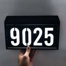 Placa de Endereço Personalizada Lumina com Iluminação Solar