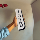 Placa Personalizada Número Para Endereços Comerciais e Residenciais