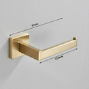 Acessórios Para Banheiro Luxury Gold Escovado