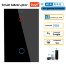 Interruptor Smart Wi-Touch e Comando de Voz Tuya - Compatível com Alexa e Google Home