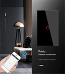 Interruptor Smart Wi-Touch e Comando de Voz Tuya - Compatível com Alexa e Google Home