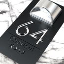 Placa Personalizada Glow Endereço Resdidencial Comercial 3D  c/ Luminaria Solar