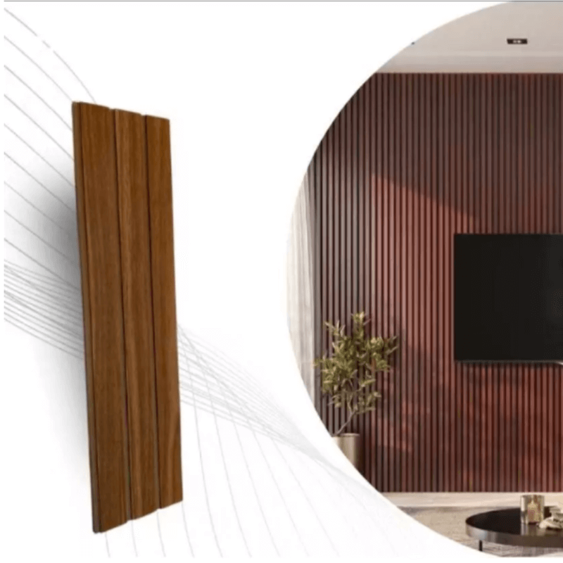 Painel Ripado MDF 110x15 Kit Com 05 e 10 Unidades
