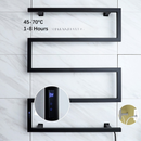 Toalheiro Térmico Inteligente Smart com Display Digital LED Wi-Fi e Timer - Aço Inoxidável