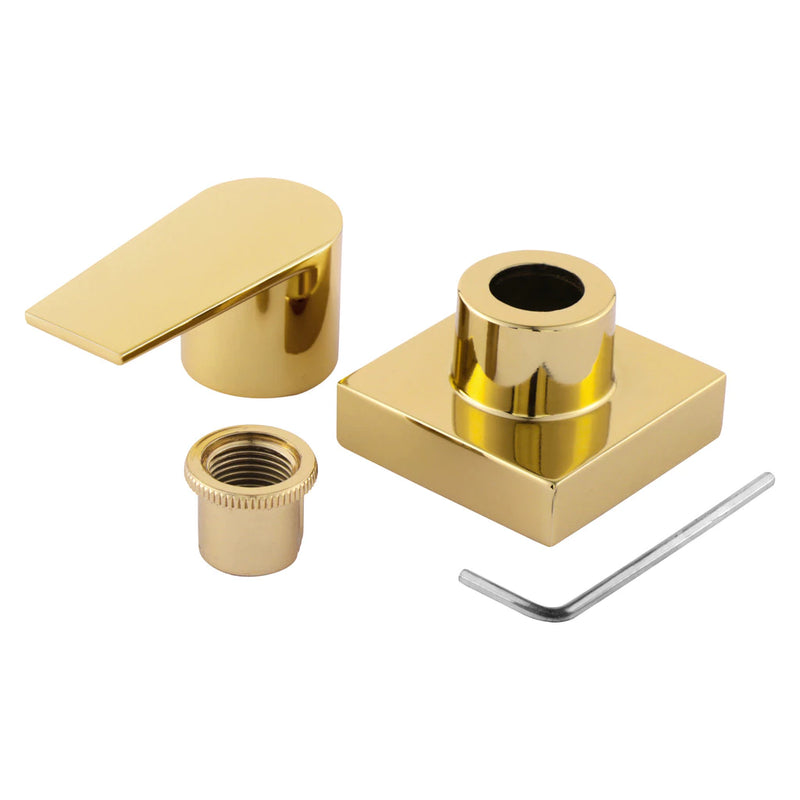 Acabamento Para Registro New Line Dourado Brilhante Gaveta/Pressão Padrão Deca ou Docol
