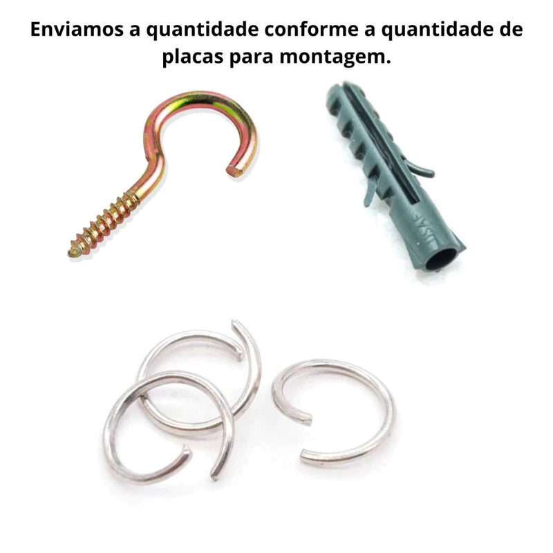 Placas Vazadas Decorativas Cobogó Flower MDF kit  10 / 20 / 30 Unidades