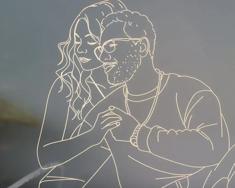 Luminária Personalizada com Foto 3D LED
