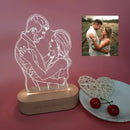 Luminária Personalizada com Foto 3D LED