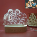Luminária Personalizada com Foto 3D LED